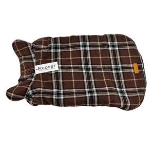 Kuoser Brown Plaid Size Small Dog Jacket Cozy NWT